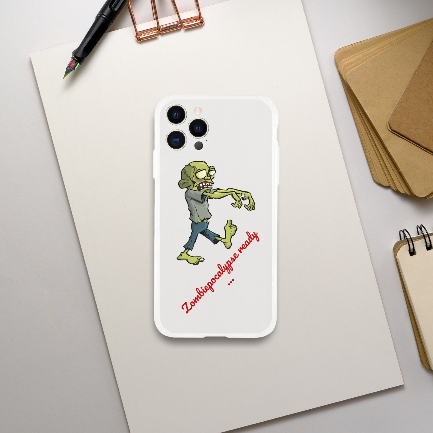 Zombiepocalypse ready... mobile phone clear case