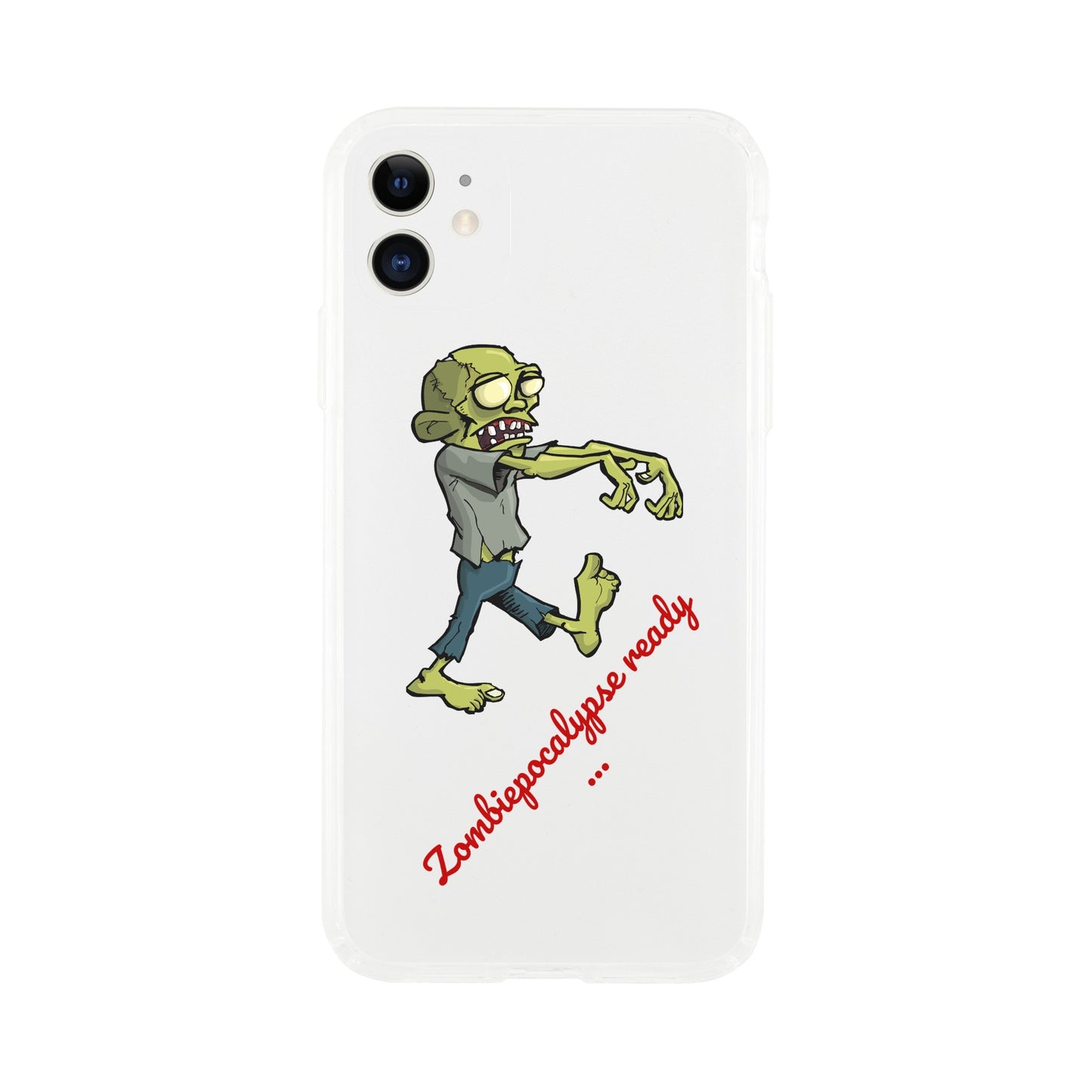 Zombiepocalypse ready... mobile phone clear case