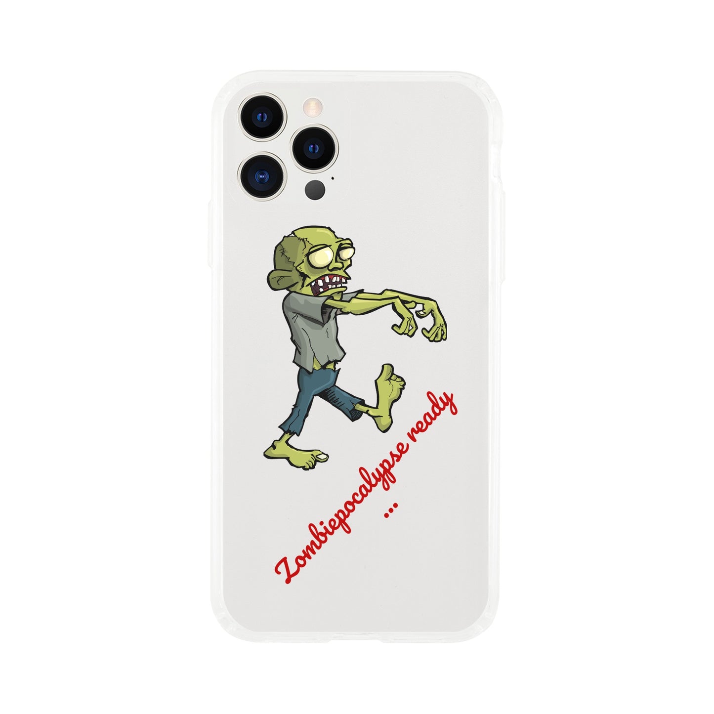 Zombiepocalypse ready... mobile phone clear case