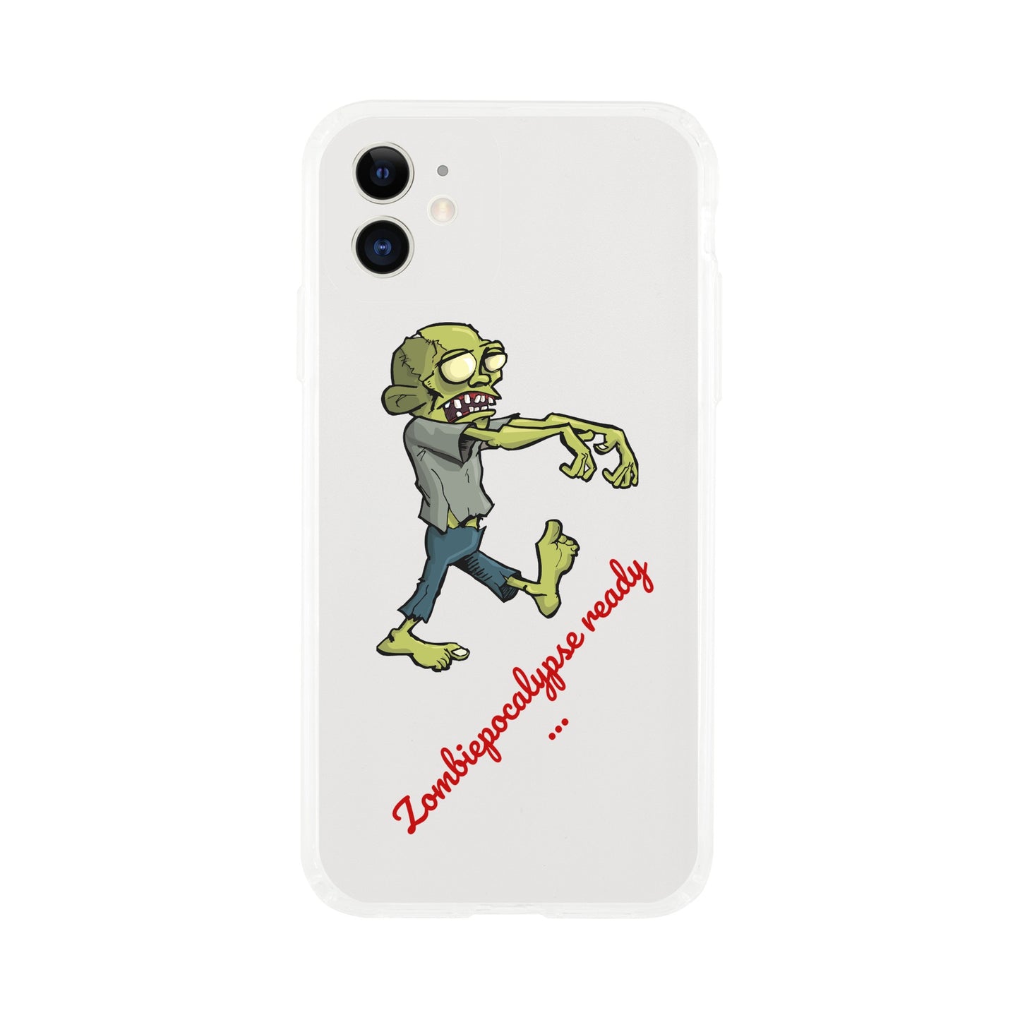 Zombiepocalypse ready... mobile phone clear case