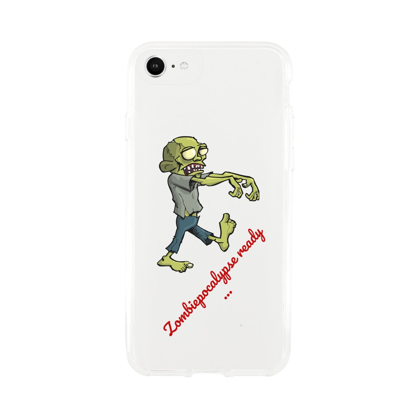 Zombiepocalypse ready... mobile phone clear case