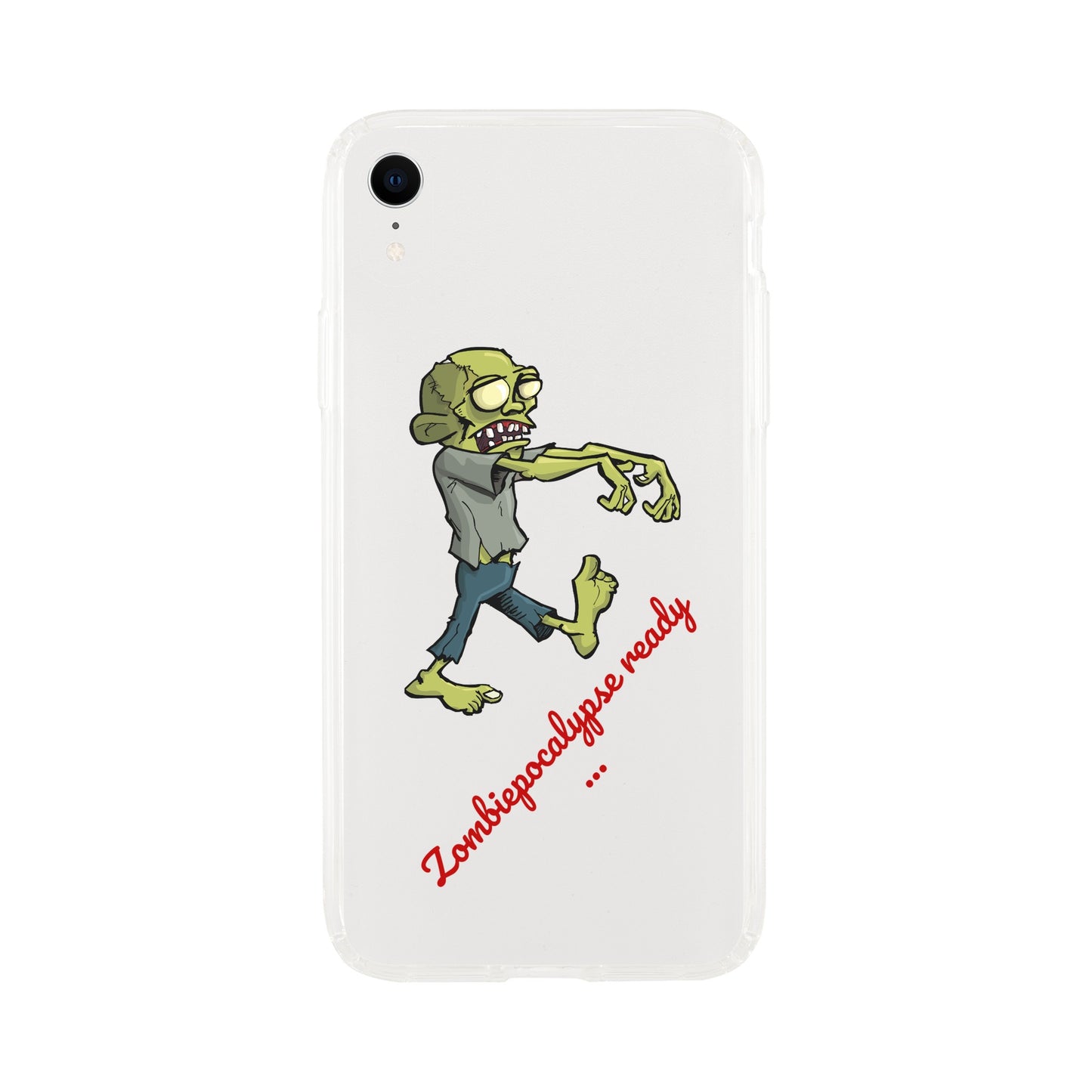 Zombiepocalypse ready... mobile phone clear case