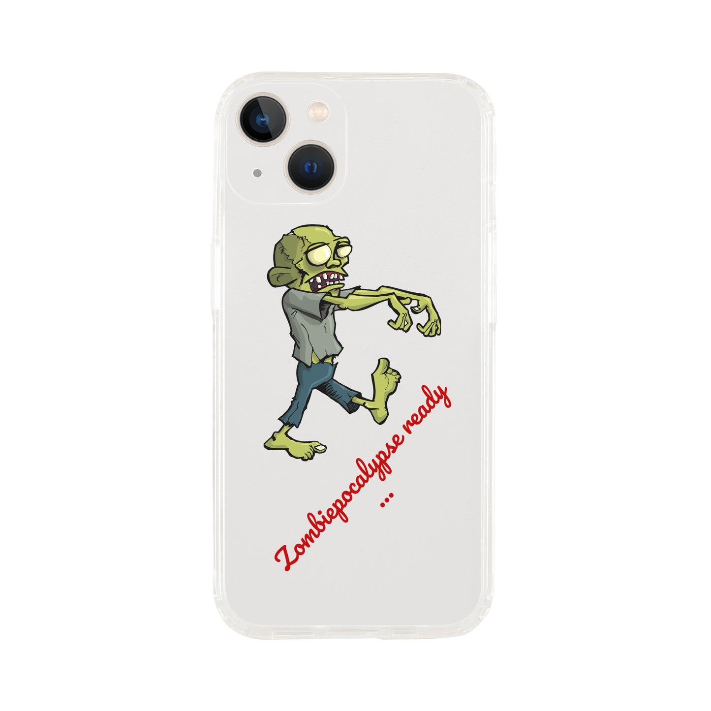 Zombiepocalypse ready... mobile phone clear case