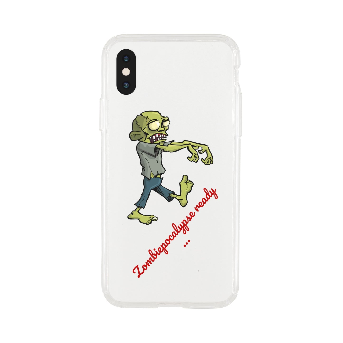 Zombiepocalypse ready... mobile phone clear case