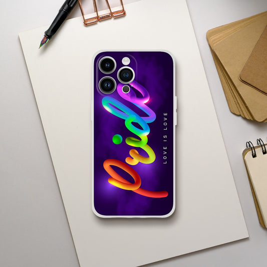 Pride Love is Love Flexi Mobile phone case
